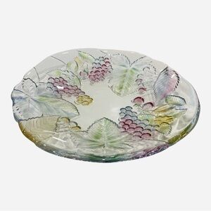 Vintage Mikasa Savoir Vivre Japan Cornucopia 13" Serving Platter Fruit Leaves